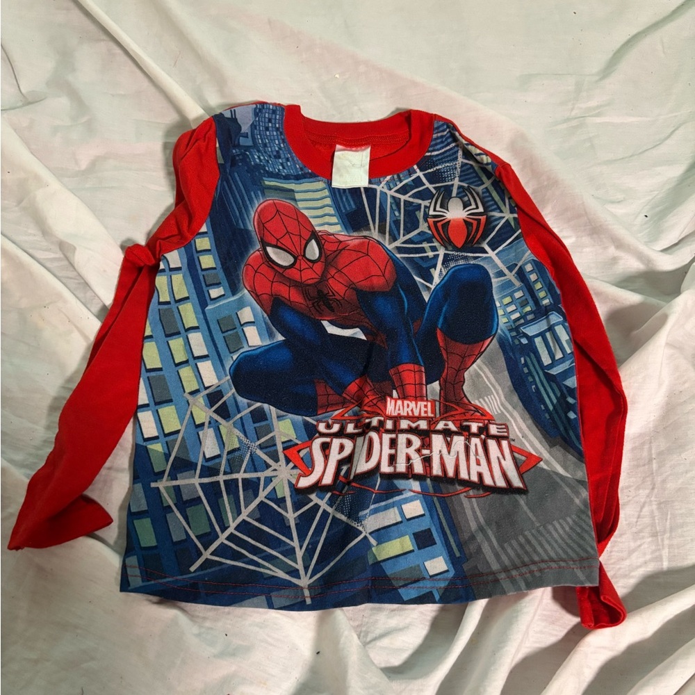 Marvel Red and Blue Graphic Shirt